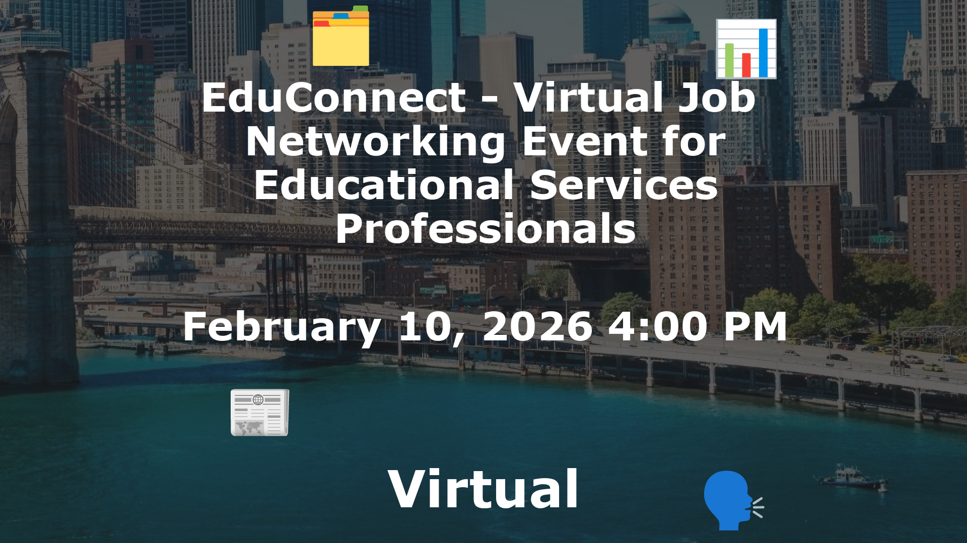EduConnect - Virtual Job  Networking Event for Educational Services Professionals event image